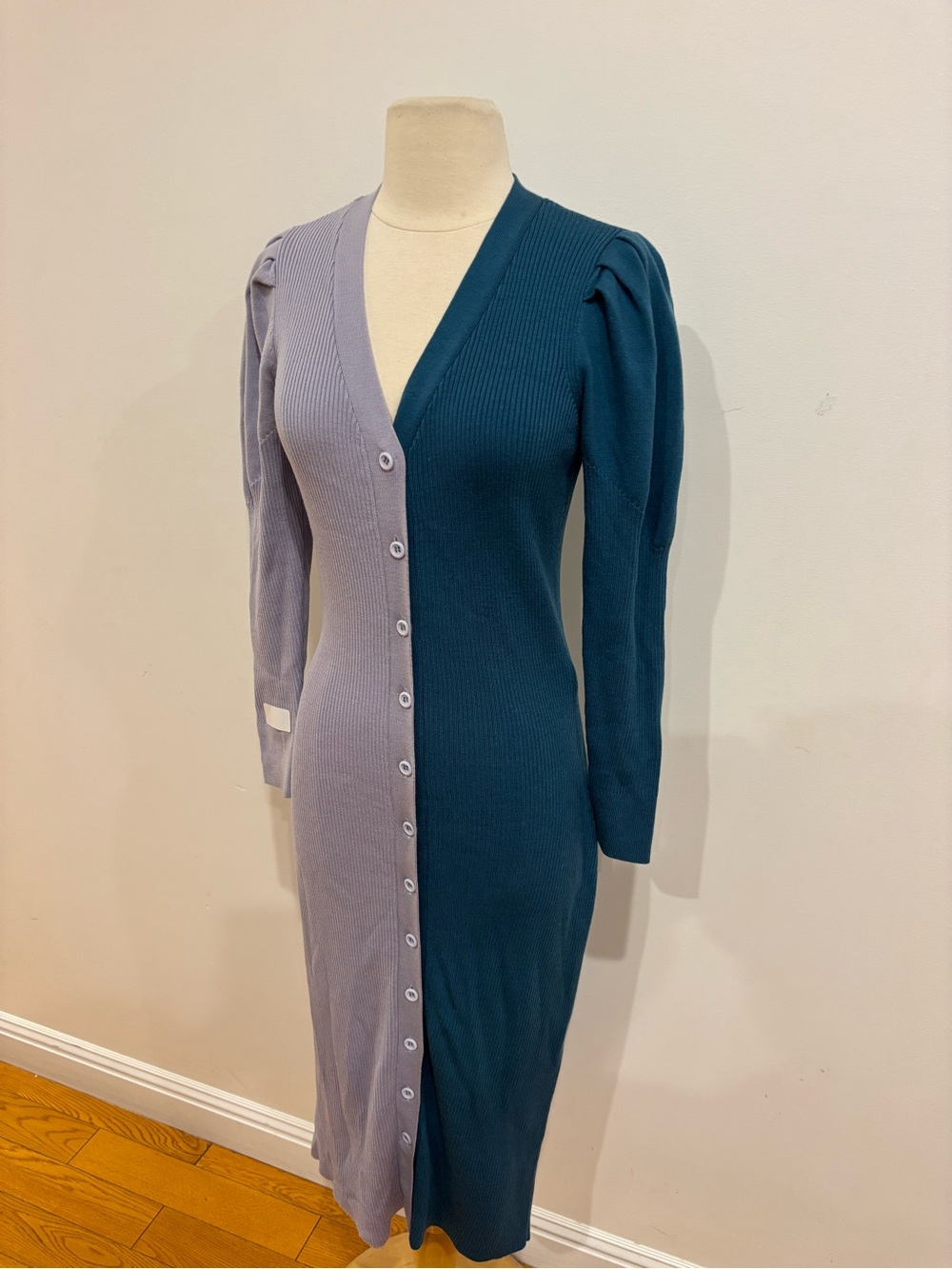 Busayo x RTR Rib Sweater Dress. Size: XS - Picture 5 of 13